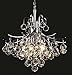 8000 Toureg Collection Pendant D:16in H:15in Lt:6 Chrome Finish (Elegant Cut Crystals)