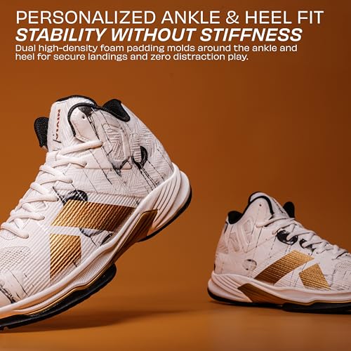 Image of Nivia Stormbreaker Basketball Shoes for Men, Spacer Mesh TPU Upper, TPU Shank Stability and Herringbone Rubber Outsole for Indoor and Outdoor Court Play