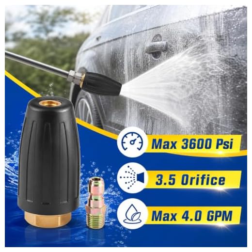 High Efficiency Pressure Washer Turbo Nozzle