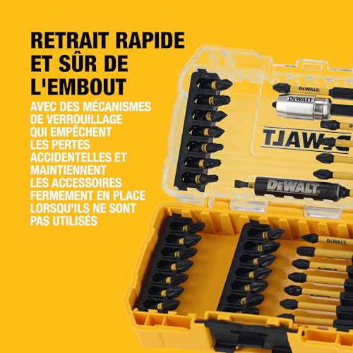 Coffret d'embout DEWALT DT70601T QZ 40 pièces Impact Torsion AluminiumAcier - vue 9