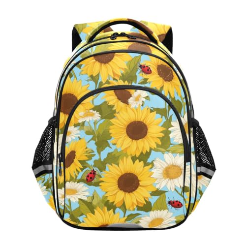 Sac à dos enfant tournesols jaunes du trajet scolaire aux sorties de loisirs