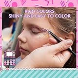 L.O.L Surprise! Townley Girl 30 Pcs Cosmetic Compact Set Includes Mirror, 14 Lip glosses, 8 Eye Shadow, 4 Blushes & 4 Brushes Safe & Non-Toxic Colorful Portable Foldable Makeup Beauty Kit for Girls - Image 4