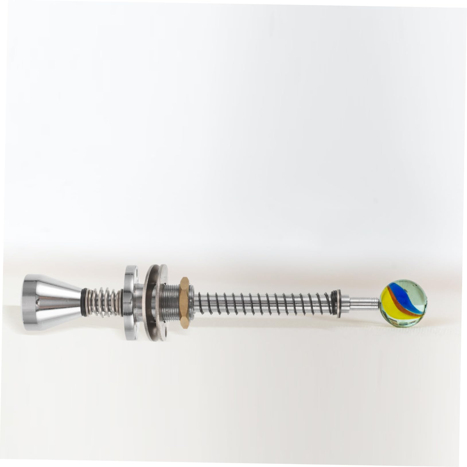 BESTonZON Tige de Flipper en Alliage Argenté, Grand Design Robuste pour Machine à Balles Jouet Arcade, Accessoire Essentiel Améliorant L'expérience de Jeu Unique