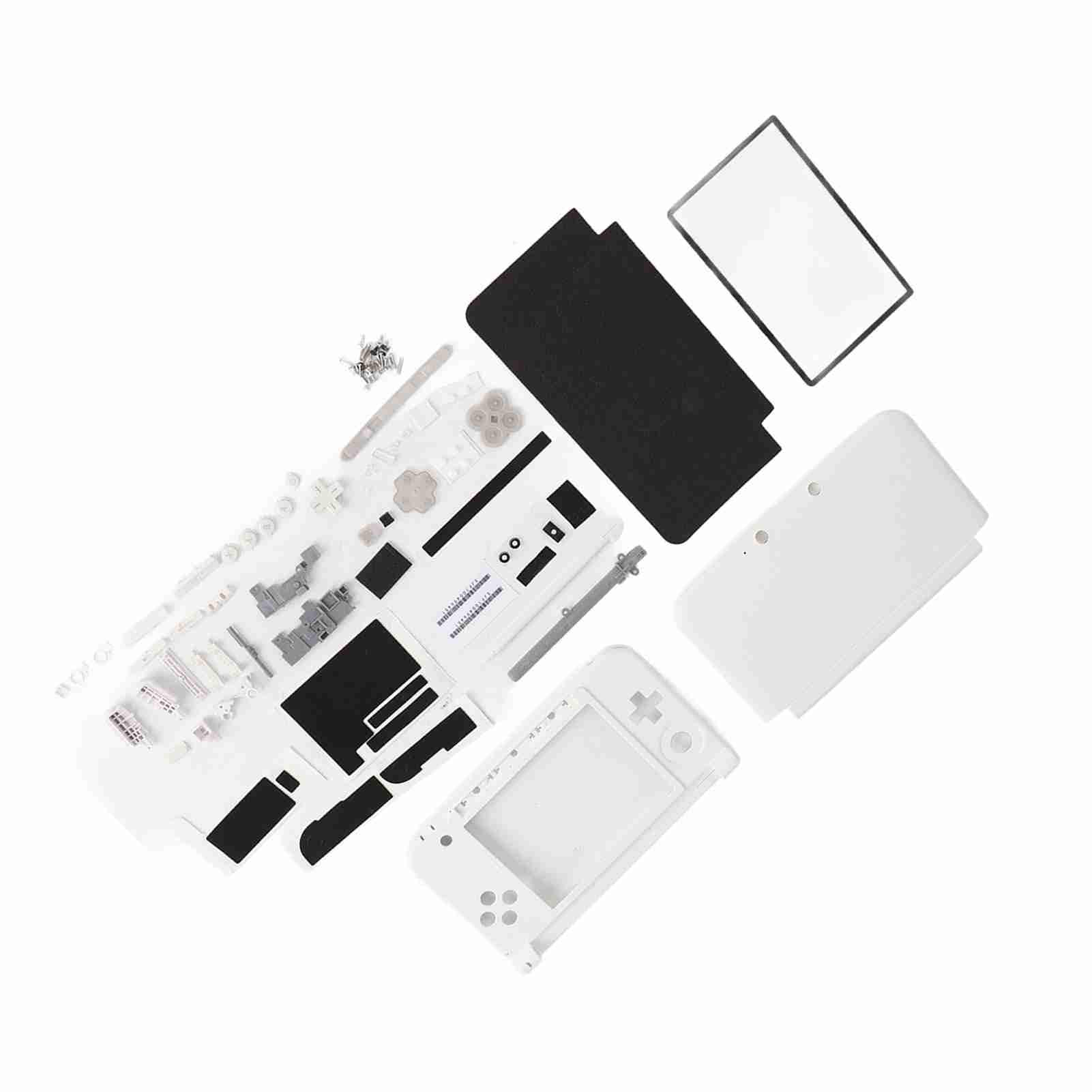 Kit completo di ricambi per la scocca di ricambio del Nintendo 3DS XL - Realizzato in resistente materiale ABS con tutti i componenti inclusi - Installazione semplice e dispon
