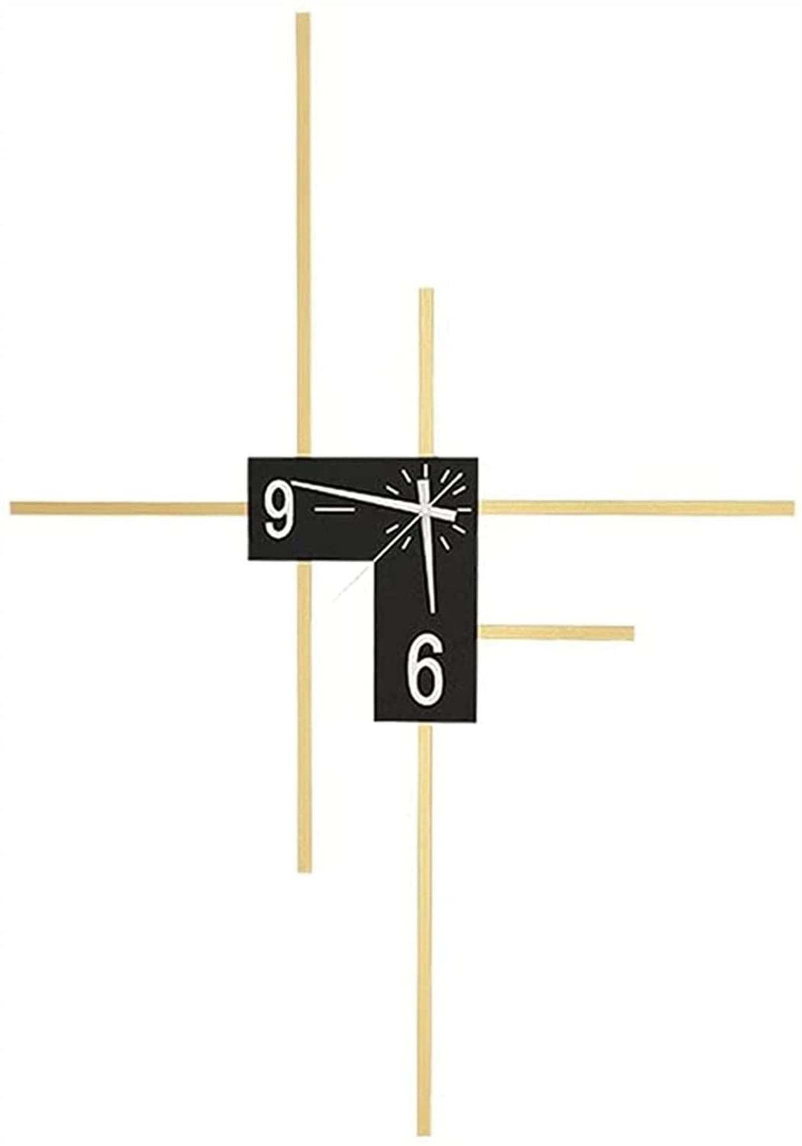 幸せな風 Wall Clocks, Decorative Wall Clock Decorative Wall Clock Nordic Simplicity Industrial Rustic Wall Clock Modern Decor Clock for Living Room Office Classroom (Color : A)