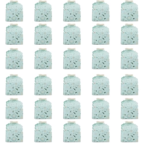 Fayemint 30 PCS Contenant Dragées Mariage, Petite Boîte Cadeau, Boîte Cadeau Invité, pour les Mariages, les Fêtes, les Festivals