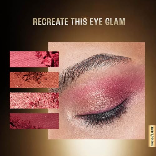 Image of LAKME 9 in 1 Eyeshadow Palette, Blush Bloom, 11.7g, for Glamorous Eye Makeup, with One-Stroke Payoff & Blendable Formula, Matte Shimmer Metallic Shades, for Women (Pack of 3)