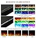 FIDOOVIVIA 40 Inch Electric Fireplace Wall Mounted Electrical Fire Suite with 9...