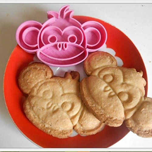 Buy 3D Print Shoppy Monkey Cookie Cutter Food Grade Plastic Cookie