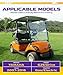 Upgrade Golf Cart Windshield for YAMAHA G29/Drive 2007-2016 Gas/Electric Models, Foldable Golf Cart Windshield with Heavy Duty Hinges, Anti-UV&Impact Resistant, 5MM Thick PC Material (Clear)