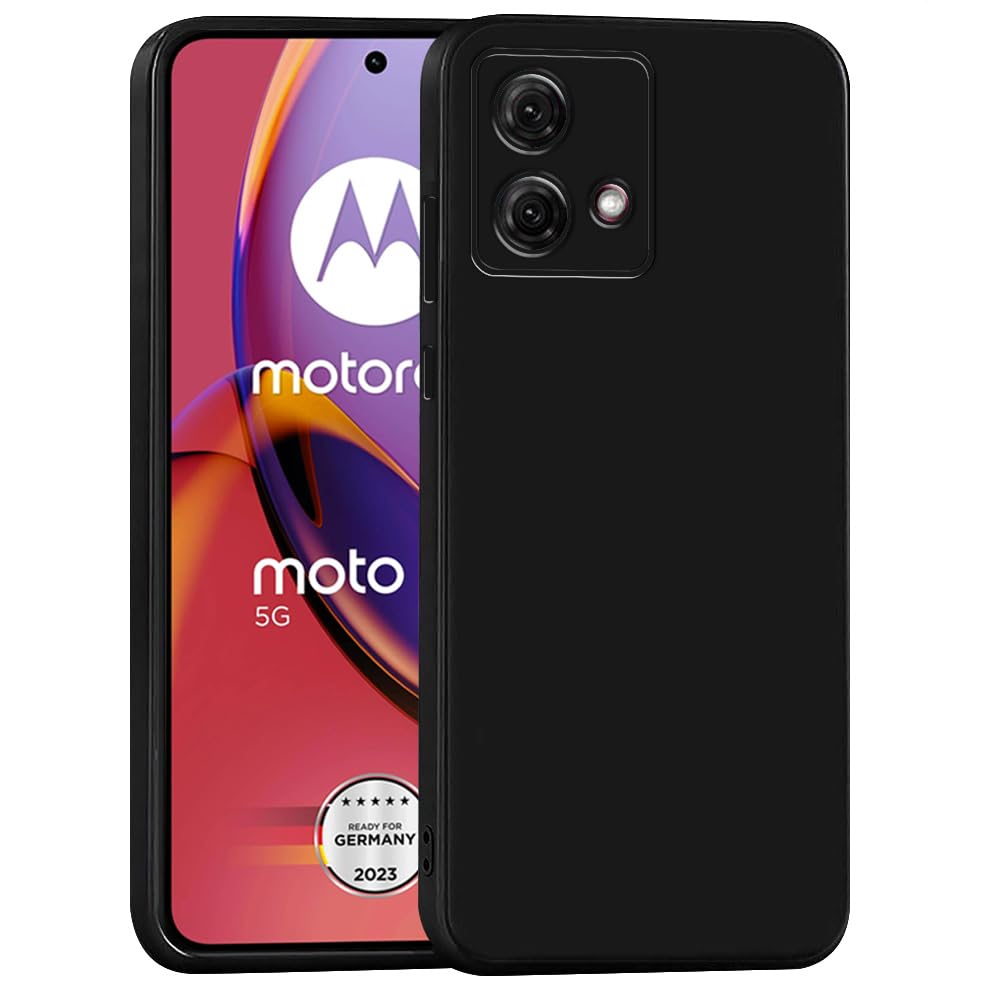 amazon basics Mobile Cover for Motorola Moto G84 5G | Full Camera Protection | Premium Liquid Silicon Case | Flexible Bumper Case for Motorola Moto G84 5G (Black) (B0D5WJDMMH) Amazon Price History, Amazon Price Tracker