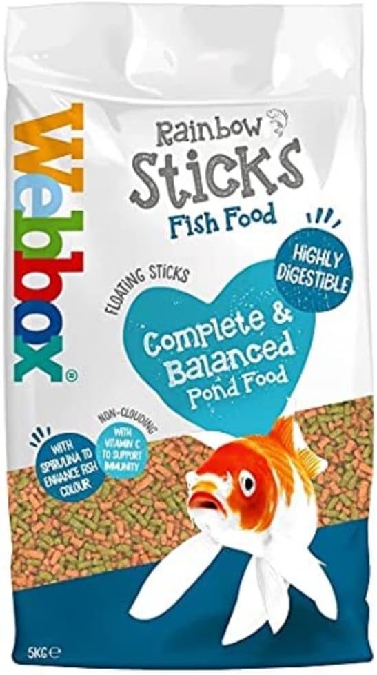 Webbox Complete Mixed Pond Sticks Fish Food, 5 kg