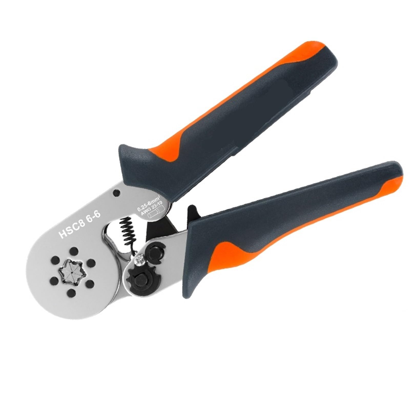 Kvkitklw Hsc8 6-6 Ferrule Crimping Tool Hsc8 6-4/6-6 Electrical Crimper Plier For Crimp Tube Terminal Electrical Circuit Repair, Wire Stripper(Hsc8 6-6)