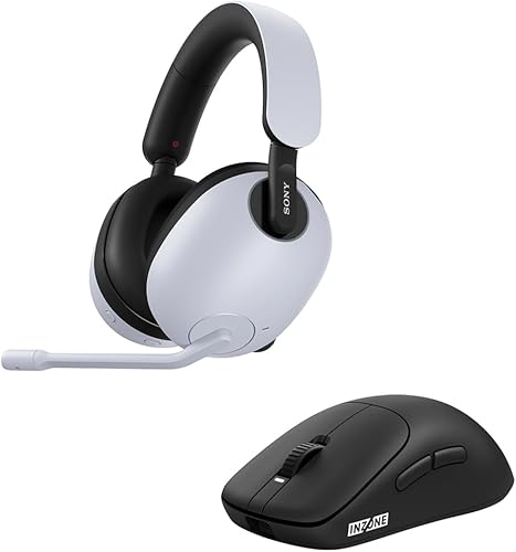 Miniatura 3 de Sony INZONE H9 Auriculares inalámbricos para juegos con cancelación de ruido (negro) + mouse inalámbrico para juegos Negro