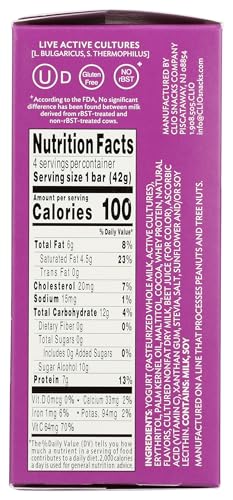 Clio 0854021008435 Zero Sugar Mixed Berry Yogurt Bars 4 Count thumb #4