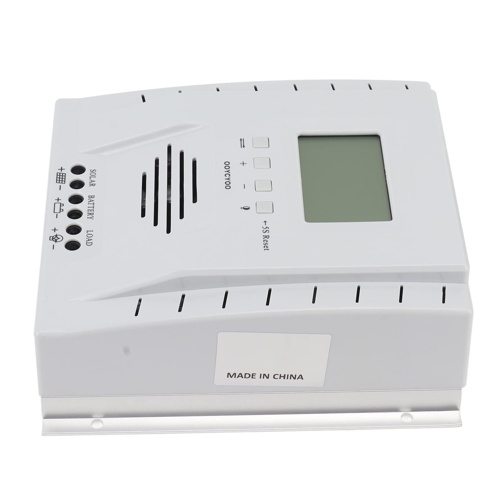 Cocoarm Kontroler Słoneczny MPPT Solarny Regulator 60A 12V 24V, Aluminiowy Regulator ładowania Słonecznego ABS Wejście 100V, 99% śledzenia 98% Konwersji dla Domowych Przemysłowych Systemów