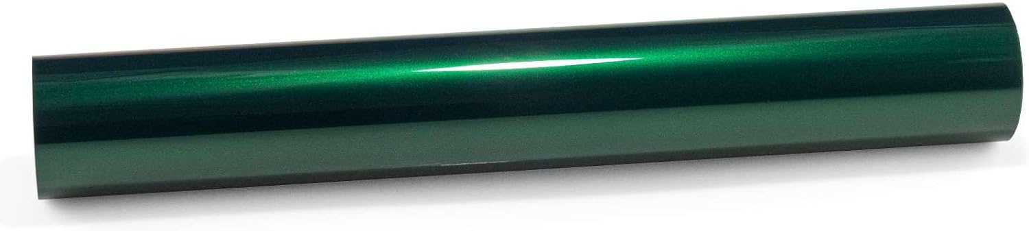 1.6FTx5FT PET Super Gloss Metallic Agate Green High Glossy Vinyl Wrap Auto Car Sticker Decal Film Sheet Bubble Free Air Release Technology with Tool Set