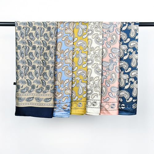 Vintage Printed Bandanas For Women Formal Occasion Party Bandanas Fashion Neckerchief Neck Scarves For Various Outfit3