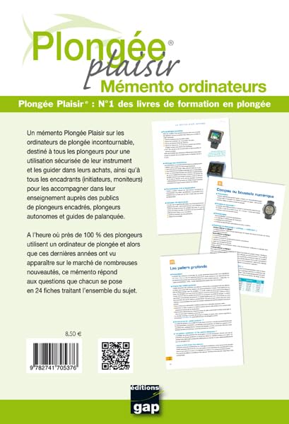 Plongée plaisir mémento ordinateurs