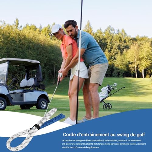 Corde de golf haut de gamme de 200 cm pour perfectionner la posture du swing