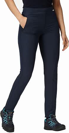 Regatta Womens Pentre Walking Trousers - Ladies Stretch Hiking Pants - Water Resistant - Grey - View #4
