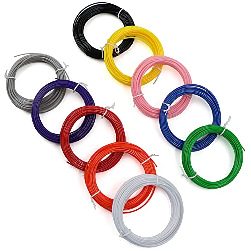3D-Stift-Filament-Nachfüllpackung, 3D-Druck-Filament, 1,75mm Filament für 3D Drucker für normalerweise 3D-Stifte je 5 Meter,20 Farben Cover