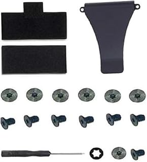 16pcs Wallet Replacement Screws Metal Money Clip Elastic Cash Strap includes Screwdriver for repairing Minimalist Wallet Anti-RFID Purse Slim Wallet Card Holder Cases black