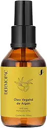 Óleo Vegetal de Argan 100% Puro Cabelo Capilar Pele Facial Corporal, Prensado a Frio, Dermopac 100ml