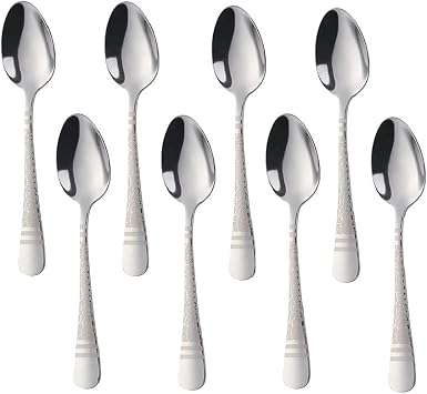 Teaspoon,Mini Coffee Spoon, Demitasse Spoon, Stainless Steel Stirring Spoon Set Espresso Spoons for Tea, Dessert, Universal spoon