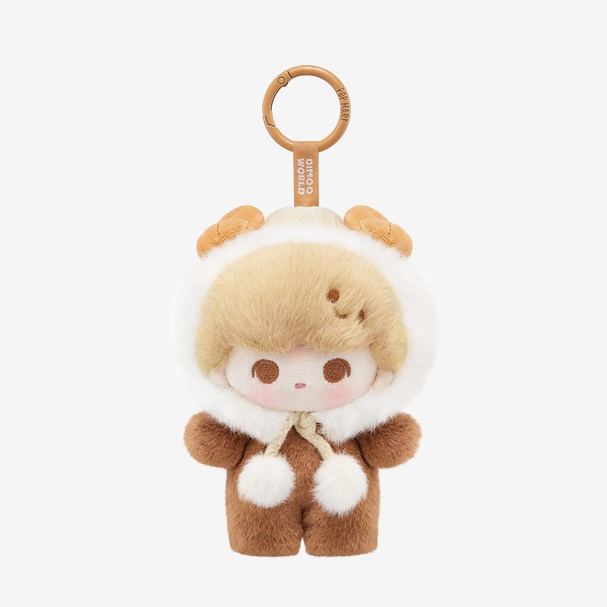 POP MART POP BEAN Fluffy & Cozy Series Plush Pendant Blind Box | Mystery Cute Collectible Keychain Accessory l 1 Box
