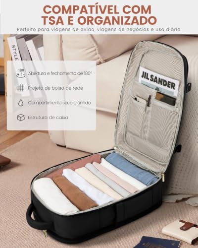 Image of LOVEVOOK 40L Carry On Travel Backpack for Women Men Flight Approved