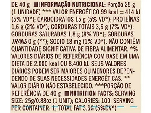 Mini Alfajor Havanna de Chocolate Branco Recheado com o Tradicional Doce de Leite 25gr