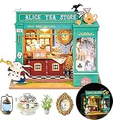 Amazon | Rolife ミニチュアハウスキット アイリスのお茶会 ドール