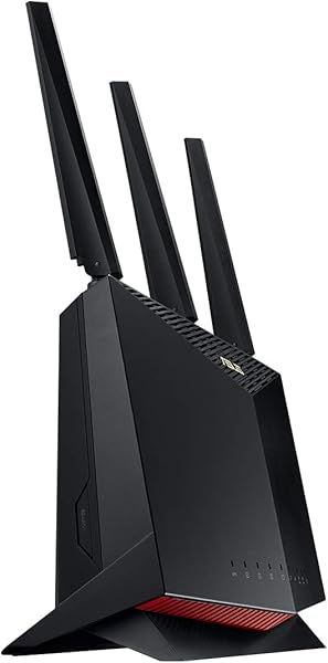 ASUS Router RT AX86U AX5700 Dual Band WiFi 6 Gaming Router WiFi 6 802 11ax Mobile Game Mode AiProtection Mesh WiF 2 5G Port Gaming Port Adaptive QoS Port Forwarding