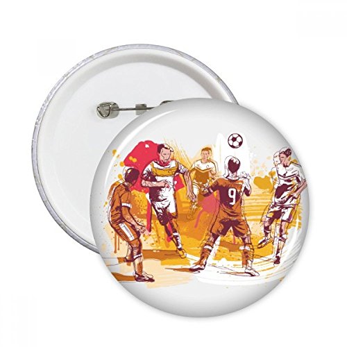 Badge bouton de football pour réparer un vêtement terne ou masquer un accroc