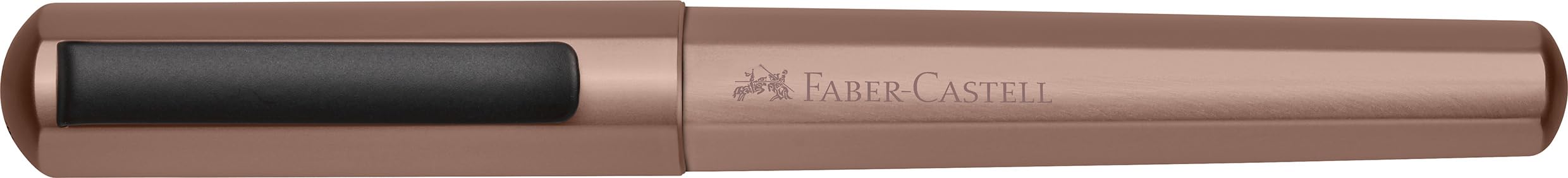 FABER-CASTELL 140585 - Bolígrafo roller Hexo, bronce, 0,5 mm, 1 punta