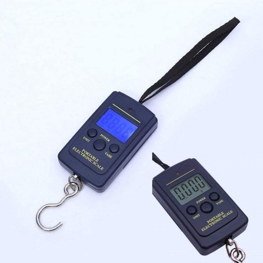 Electronic Portable Spring Hanging Hook Scale LCD Display Fishing Scale for Kitchen Luggage Postal Balance Weight Scales