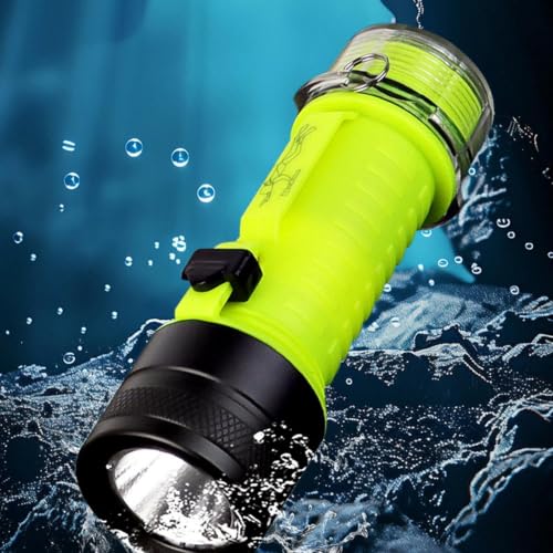 Linterna de buceo recargable para solucionar la falta de luz marina 2