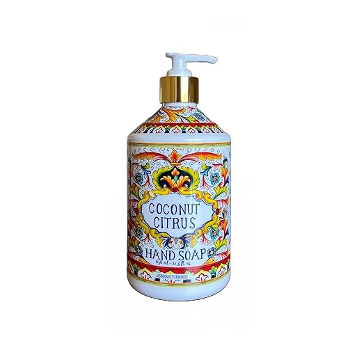 Miniatura 5 de Home and Body Company - Jabón de manos Villa Flora Collection 16 FL16.0 fl oz botellas infundidas con aceites esenciales, sal marina, verbena,