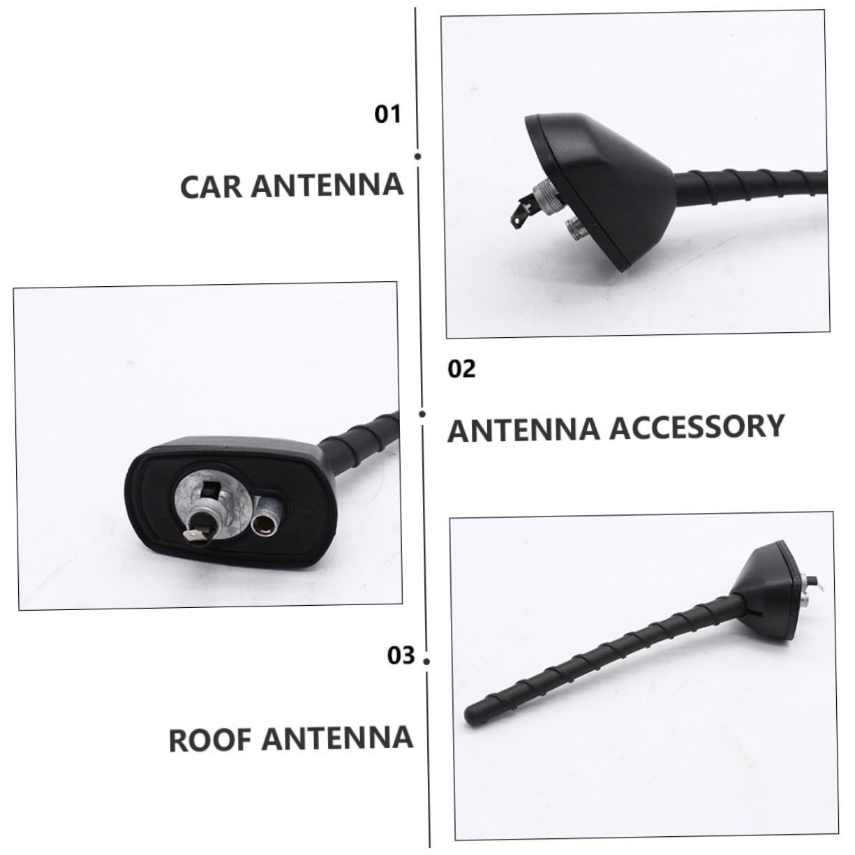 Homoyoyo Antena Modificada para Coche Sencilla y Duradera para Decoración de Techo Interiores