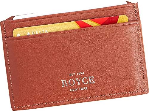 Royce Men's Coin & Card Cases, Black, One Size