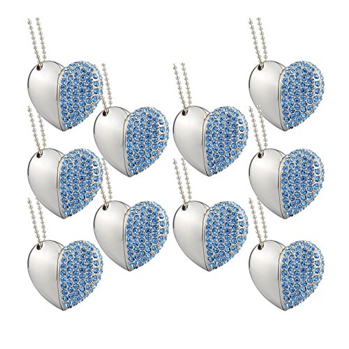 Clé USB 3.0 32 Go Coeur Collier anti-perte pour sécuriser vos fichiers importants