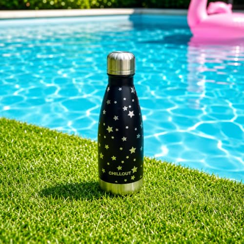 Image of CHILLOUT LIFE 12oz Kids Insulated Stainless Steel Water Bottles, Leak Proof