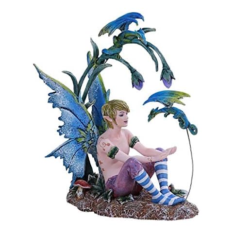 Pacific Giftware PT Amy Brown Art Boy and His Dragon Collectible Figurine Cover