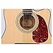 Fashion Road 4Pcs Acoustic Guitar Pickguard, Anti-Scratch Guard Plate Pick Guards, Droplets Bird Pattern Self Adhesive Guard Plate