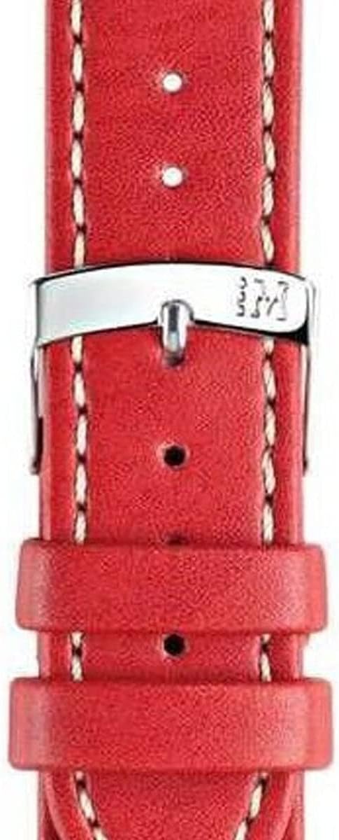 Morellato Castagno Calfgrain Vegan Leather Watch Strap - Stainless Steel Buckle - GREEN Collection