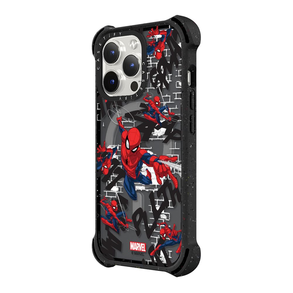 Amazon.com: CASETiFY Bounce iPhone 15 Pro Case [Spider-Man Co-Lab