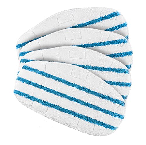 MEETOZ 4 Pack Replacement Steam Mop, Pads Compatible for PurSteam ThermaPro 10-in-1, Microfibre Steam Mop Pads