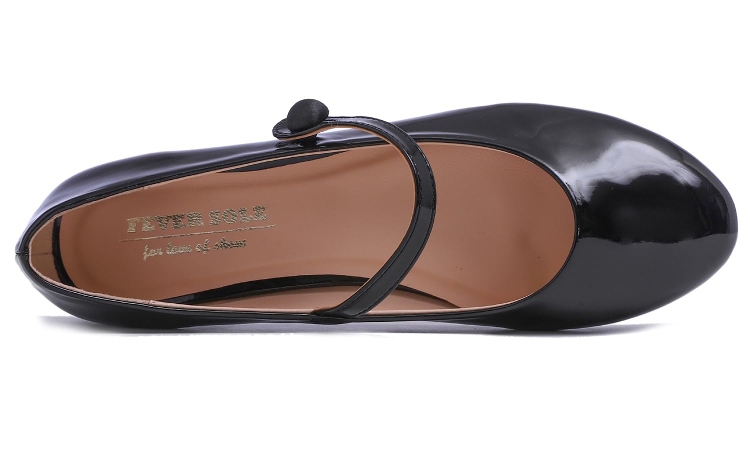 Feversole Women's Mary Jane Fashion，Femmes élégantes Chaussures décontractées Ballerines Fond Mou Confortable Marche Quotidienne Mary Jane Chaussures de Mode