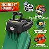 Gardebruk® Broyeur de végétaux électrique 2.400W broyeur de Branches Couteau Lame Max. 45mm bac 2X 50L broyeur de Jardin déchiqueteur Bois Compost Jardin